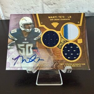 2013 Topps Manti Te’o 52/70 Auto